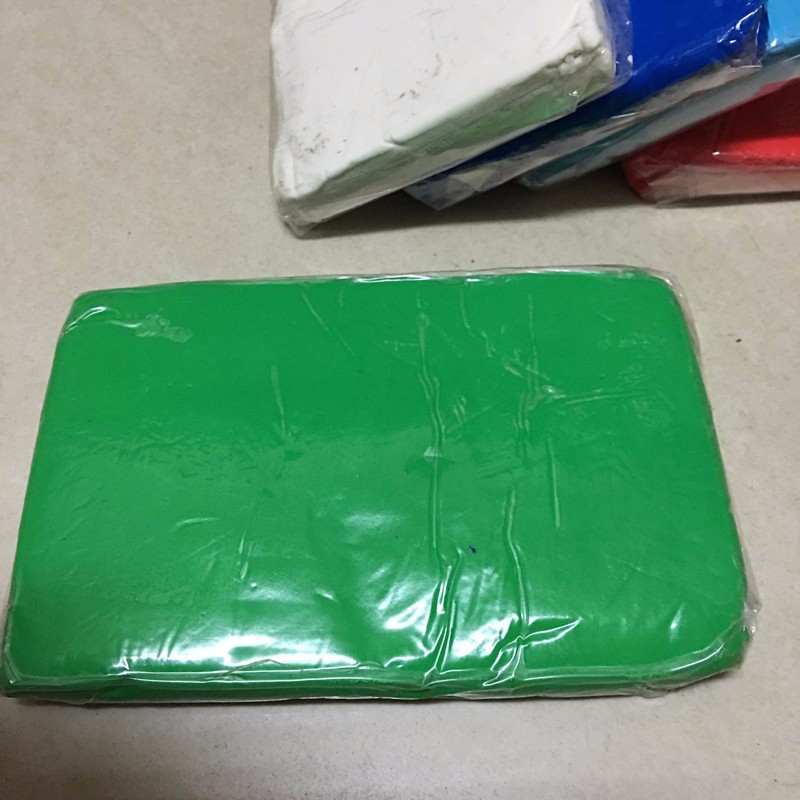 模型雕塑泥橡胶泥可塑造型学生科学课浮沉实验用不溶水油泥12色可选