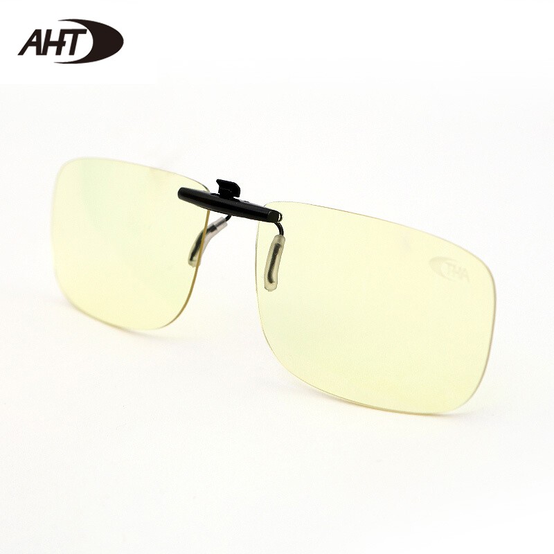 AHT防蓝光眼镜夹片眼镜电竞夹片近视男女通用 方框C1【配合近视眼镜使用】