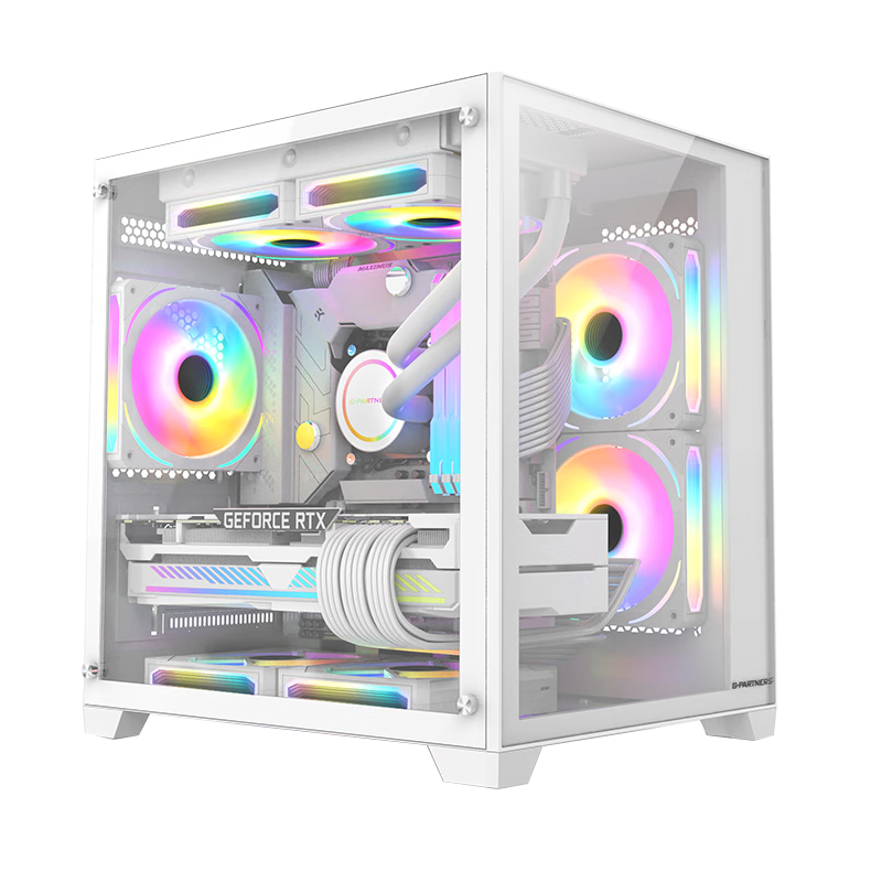 ���Σ�Huntkey��S900ɳ����ȫ���溣��������̨ʽ���Ի��䣨˫��ֻ�����/���ҷ���/240ˮ��/7����λ/M-ATX���� �� S900ɳ����-ȫ�Ӱ�-��ɫ 104Ԫ