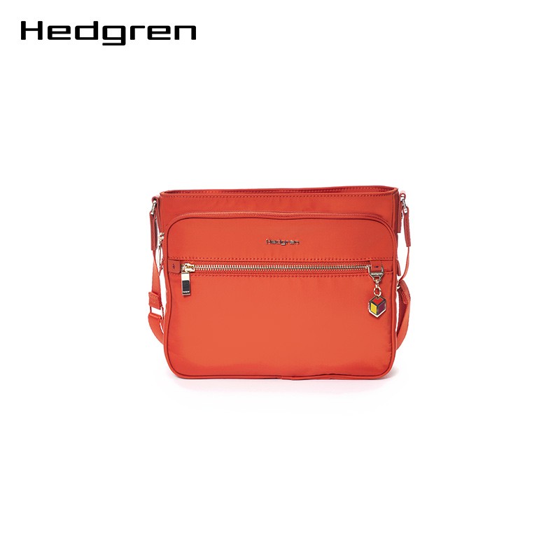 Hedgren海格林新款时尚单肩包简约百搭女包休闲高级感包包洋气斜挎包HCHM03 橙色M/583