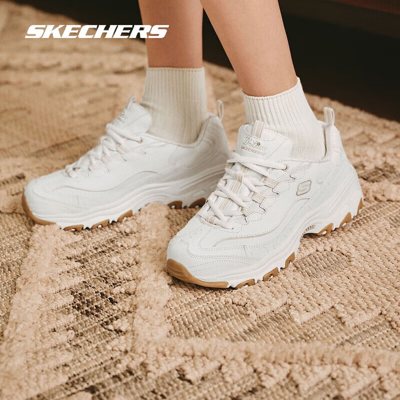 斯凯奇美拉熊|熊猫鞋女鞋厚底增高百搭复古老爹鞋休闲运动鞋149807