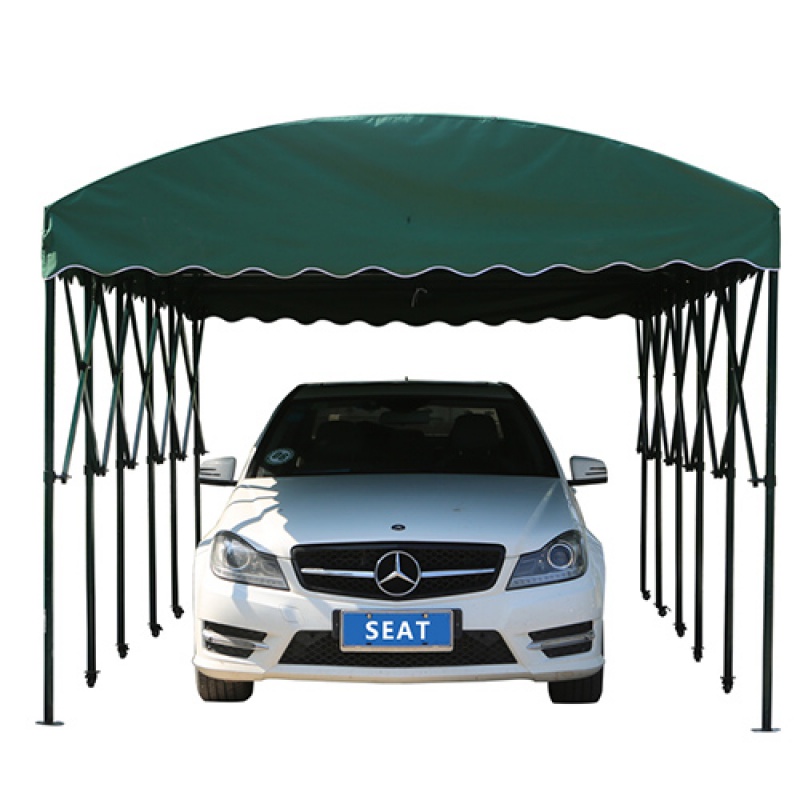 遮阳棚推拉雨棚折叠收缩摆摊活动户外车棚停车棚用汽车移动车库 8色可