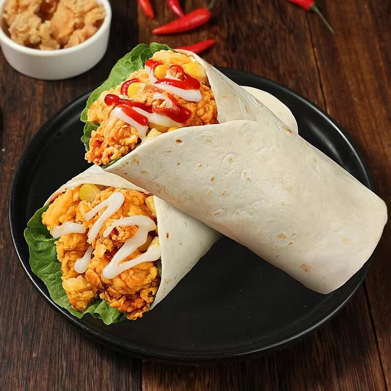 亿水鸡肉卷早餐速食不用加热墨西哥老北京鸡肉卷奥尔良香辣 奥尔良130