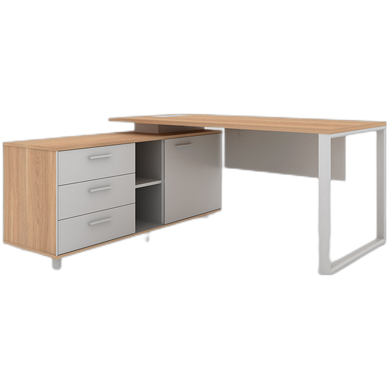 圣奥(sunon)灵致办公家具主管桌老板桌 经理桌总裁桌简约办公桌 DL88L2.2米