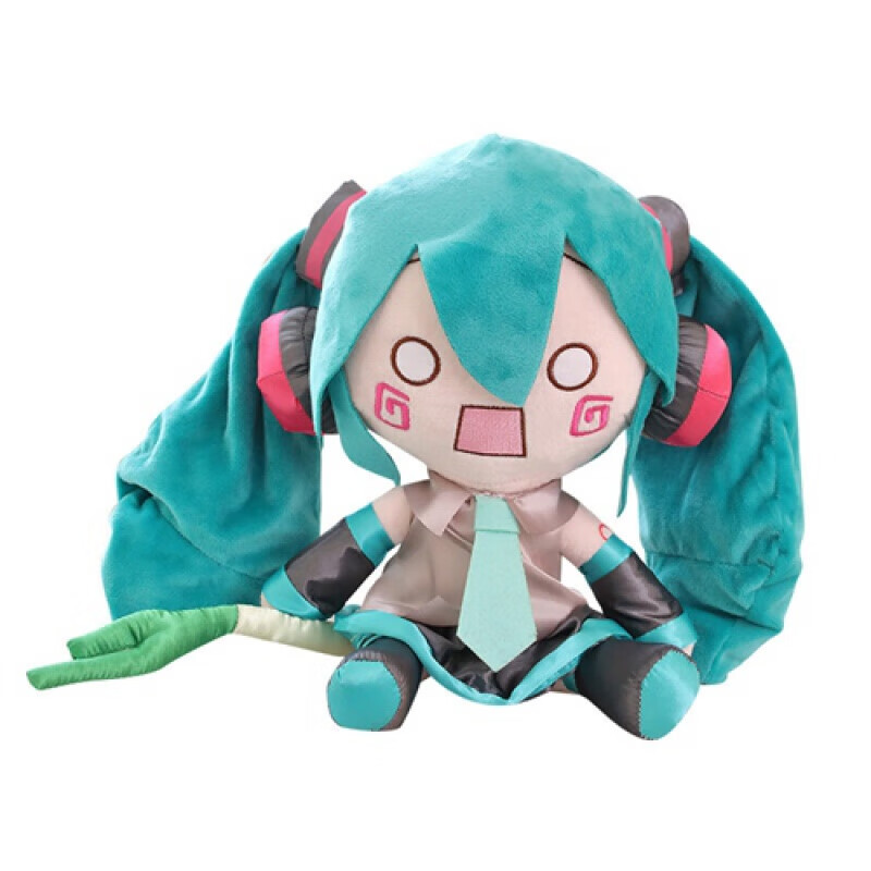 吉吉熊初音未来玩偶fufu毛绒玩具miku甩葱娃娃公仔高质国版送生日礼物