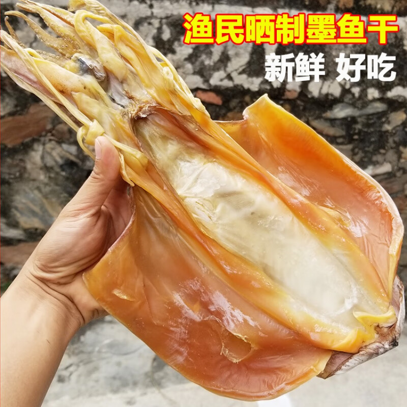 北海墨魚干淡水大目魚干水產(chǎn)干貨烏賊干海鮮干貨海產(chǎn)品煲湯 【小個(gè)嘗鮮】0.5斤一條