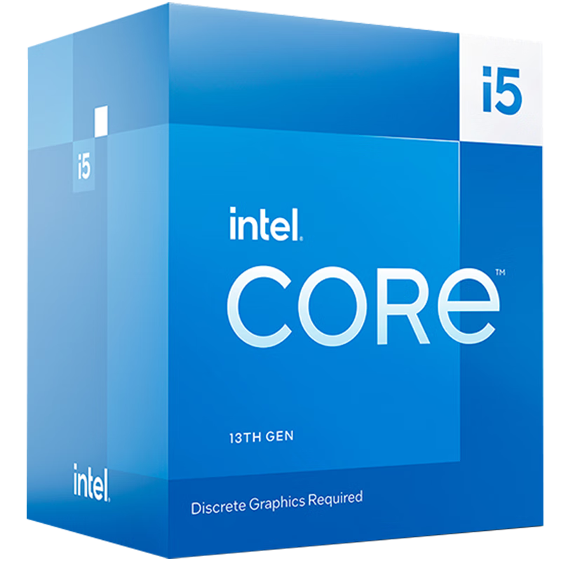 英特尔(Intel) i5-13400F 13代 酷睿 处理器 10核16线程 睿频至高可达4.6Ghz 20M三级缓存 台式机CPU