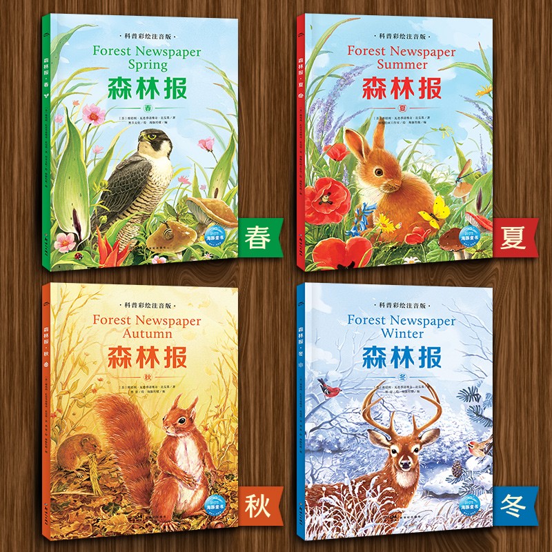 森林报·科普彩绘注音版：全4册详情图