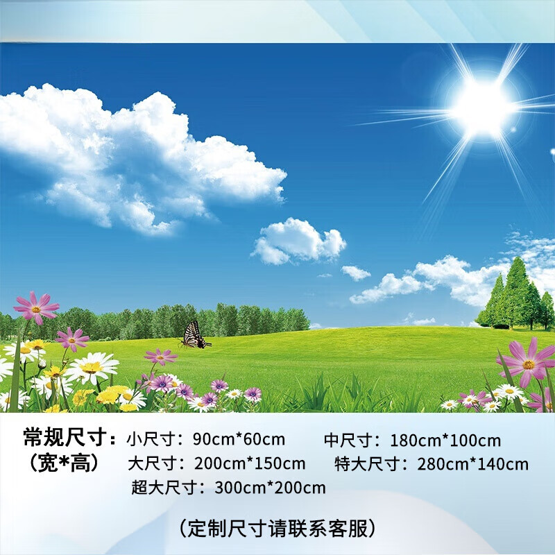 梵雅曼墻紙自粘桌面墻壁畫貼紙山水自然風(fēng)景畫墻貼臥室背景墻紙裝飾貼畫 款式1 寬150*高100厘米