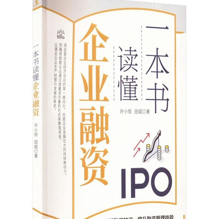 一本书读懂企业融资 许小恒,田斌 著 经