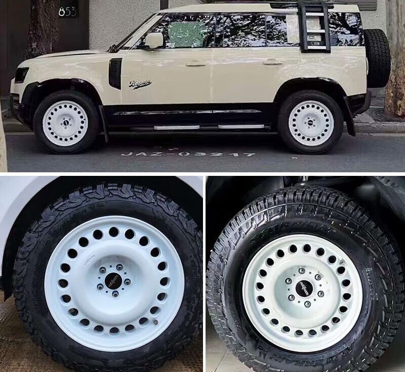 诚迈适用于 rotiform stl轮毂适配路虎揽胜卫士奔驰g普拉多坦克500迈