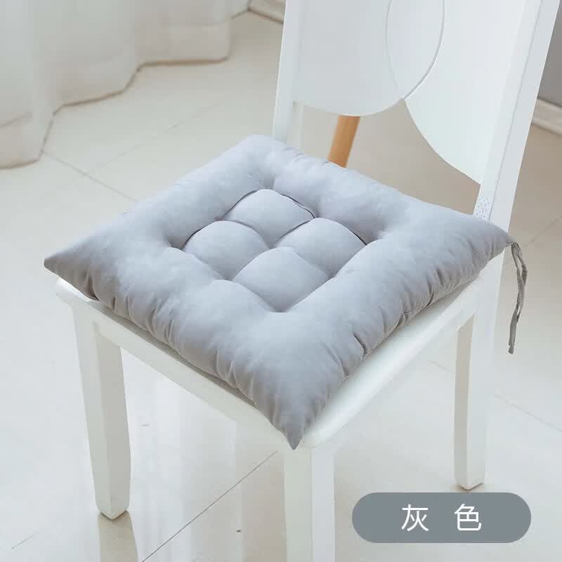 坐垫地上办公室久坐座垫椅子椅垫学生透气凳子家用垫子屁股屁垫软 炭灰 40*40cm(加厚双绑带)怎么样,好用不?