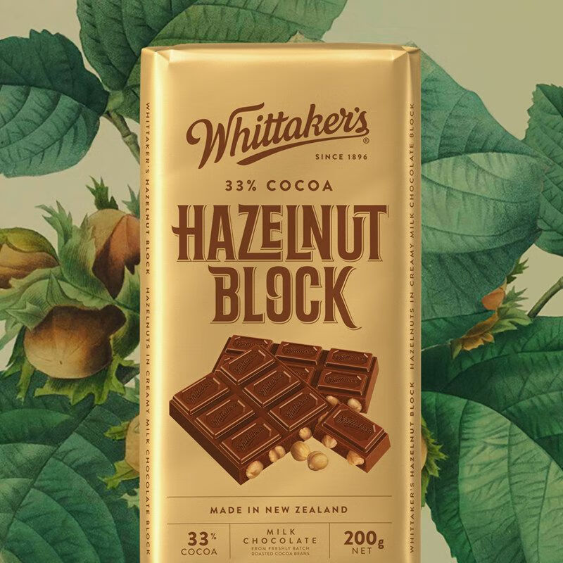 食芳溢惠特克薄荷巧克力180g新西兰原装进口纯可可脂黑巧袋装 200g