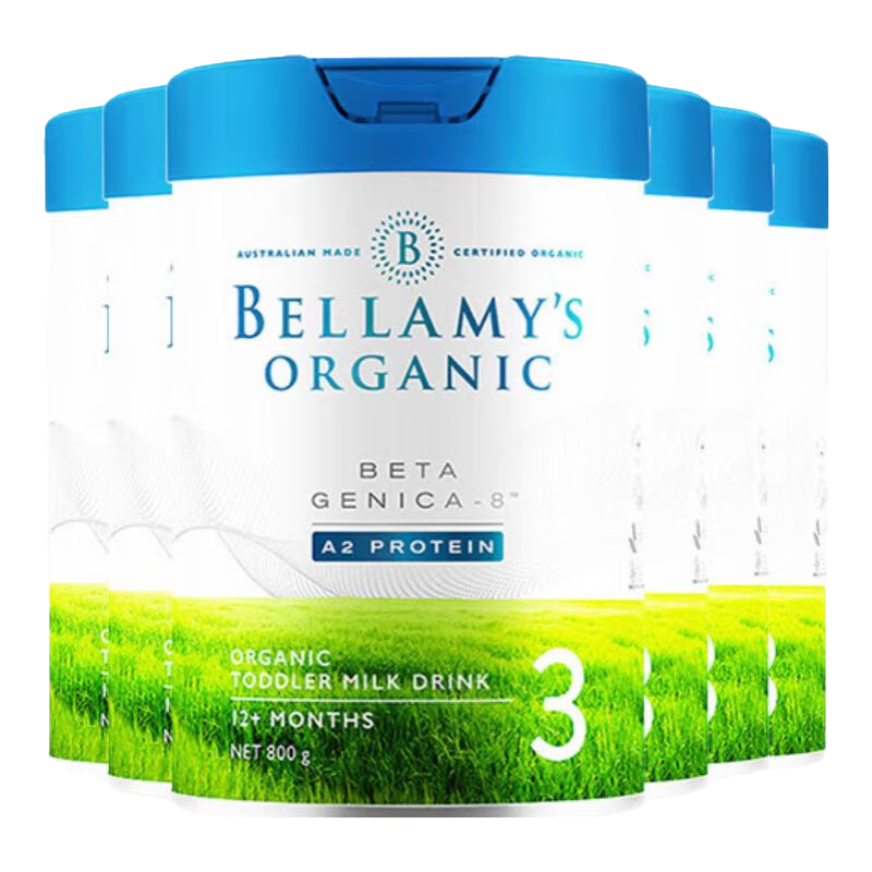 ���ڲ�����BELLAMY'S/������ ���ް׽��A2�л� 3�� Ӥ���̷� 800g 3��    891Ԫ