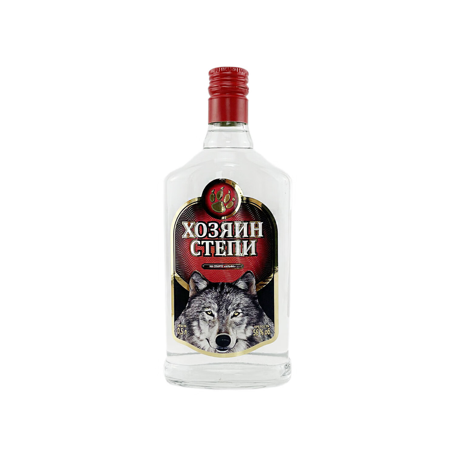 阿穆尔王者白俄罗斯原装进口王者狼头熊头虎头风味伏特加白酒56度王者