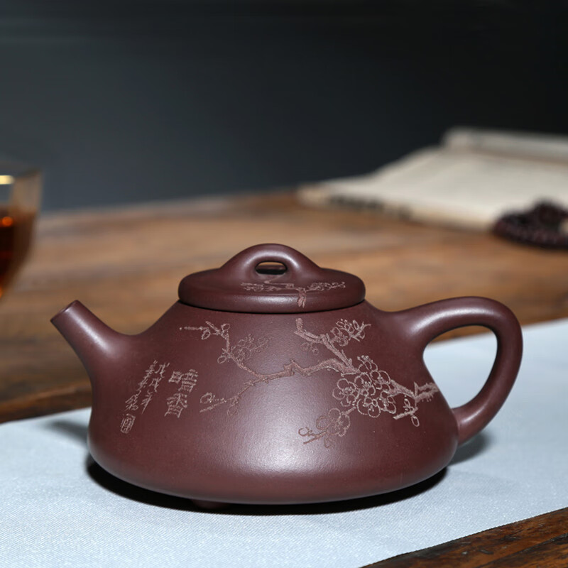 一茗金砂宜兴紫砂壶泡茶壶茶具名家徐萍340cc纯手工原矿底槽青子冶