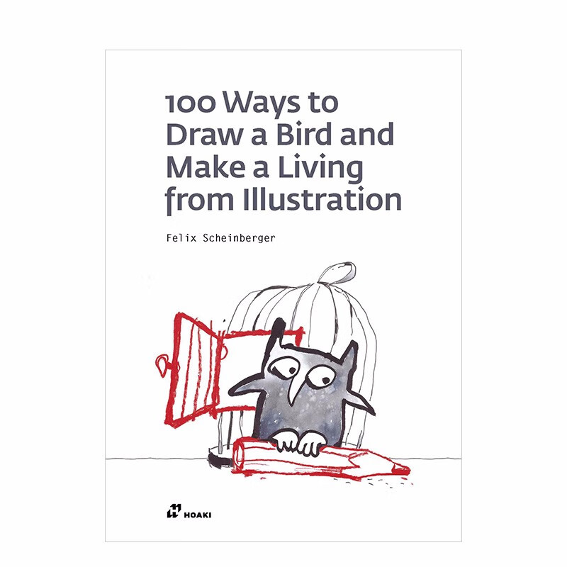 【现货】100 ways to draw a bird图解画鸟的100种方法 插画绘画技法