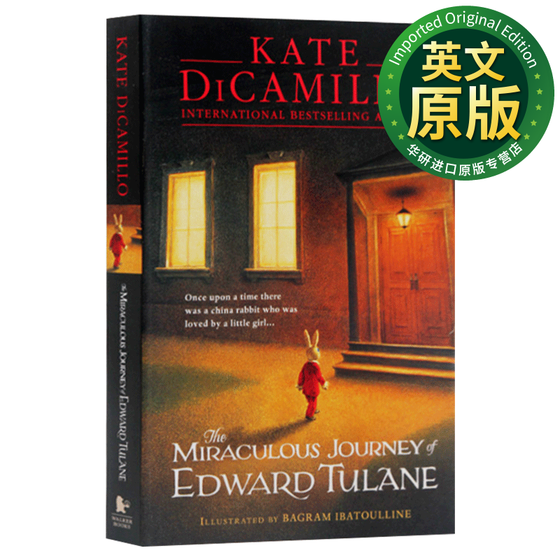 爱德华的奇妙之旅 英文原版 Miraculous Journey of Edward Tulane 儿童动作冒险小说 Kate DiCamillo