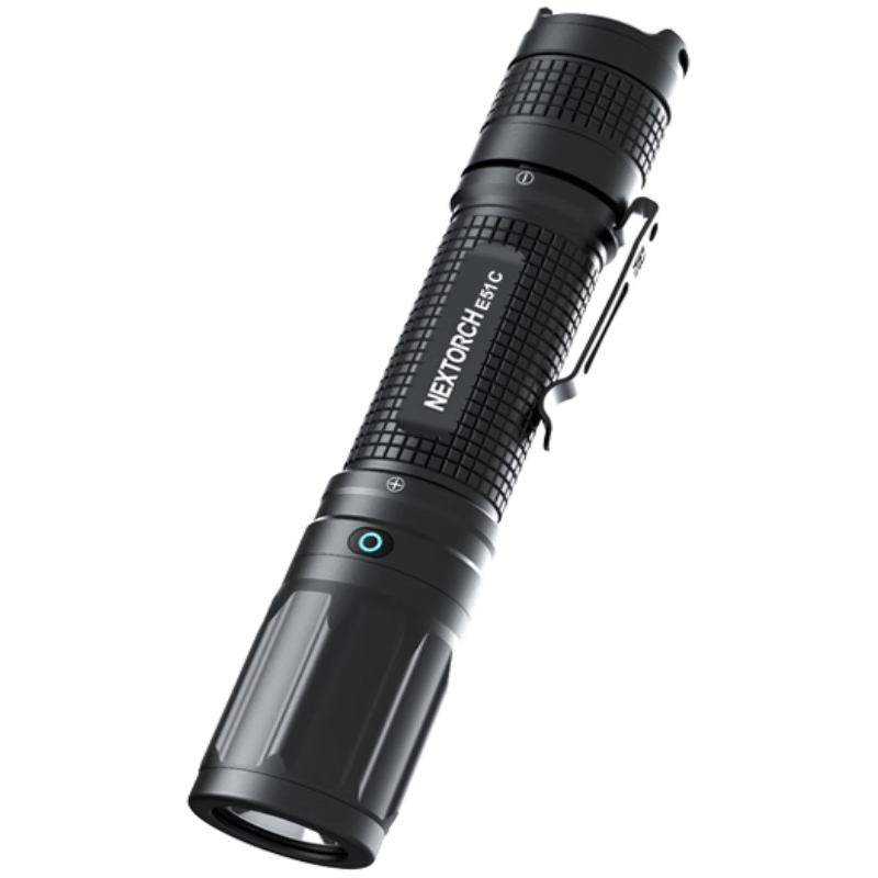 納麗德（NEXTORCH） E51C高亮強(qiáng)光手電筒1600流明EDC便攜小直筒應(yīng)急防身工業(yè)檢修手電 E51C標(biāo)配(18650電池*1)