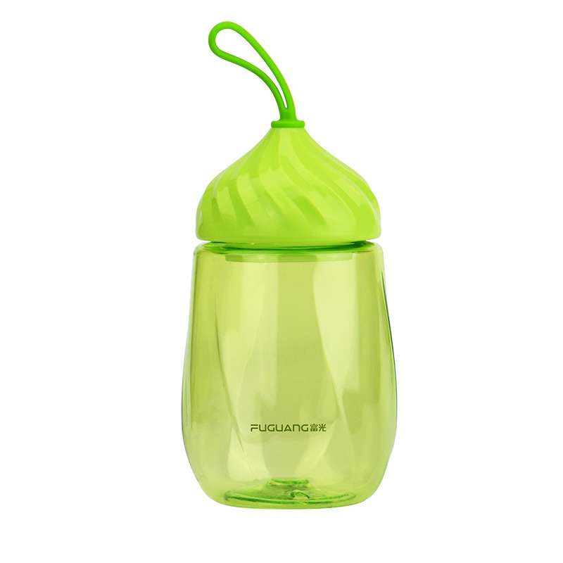 富光冰淇淋太空杯500ml便携随手学生可爱儿童茶杯创意塑料杯定制 可爱