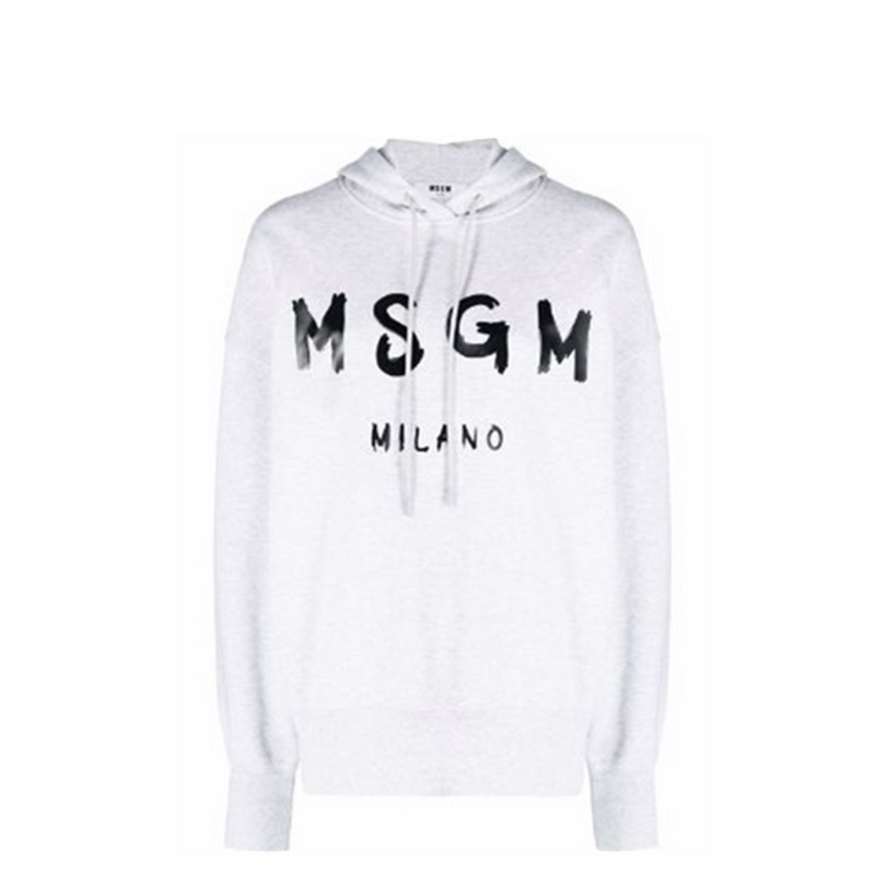 msgm女士运动卫衣秋冬季保暖2000mdm515200003龙年奢饰品潮牌 灰色 l