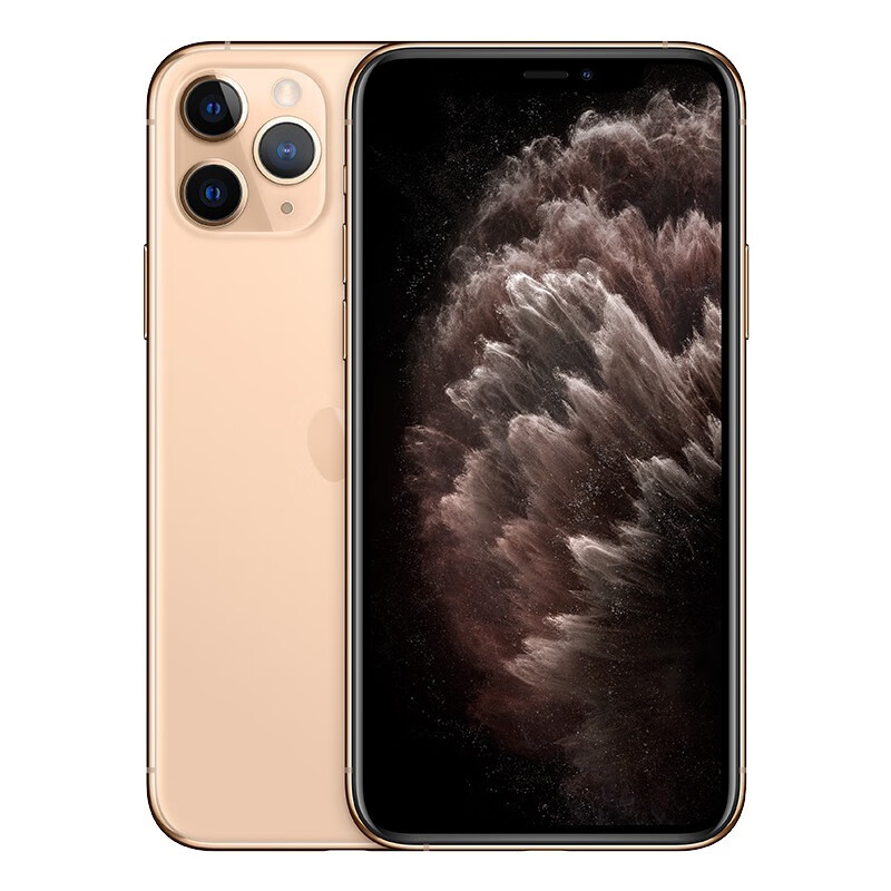 apple苹果iphone11promax大屏手机双卡双待金色64gb