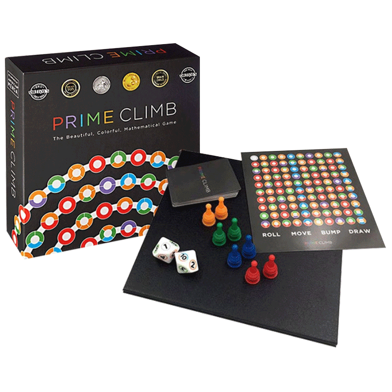 mathforlove美国数学思维儿童跳棋游戏盒数学桌游数学学习盒子5-6岁
