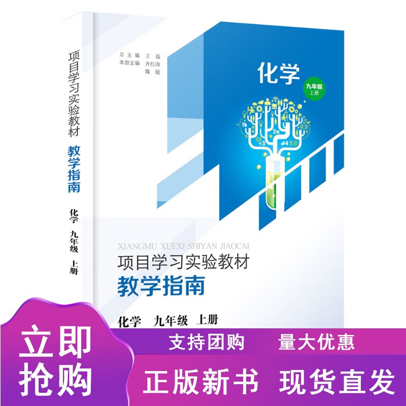 项目学习实验教材教学指南化学九年级上册 化学教参 项目化教学指