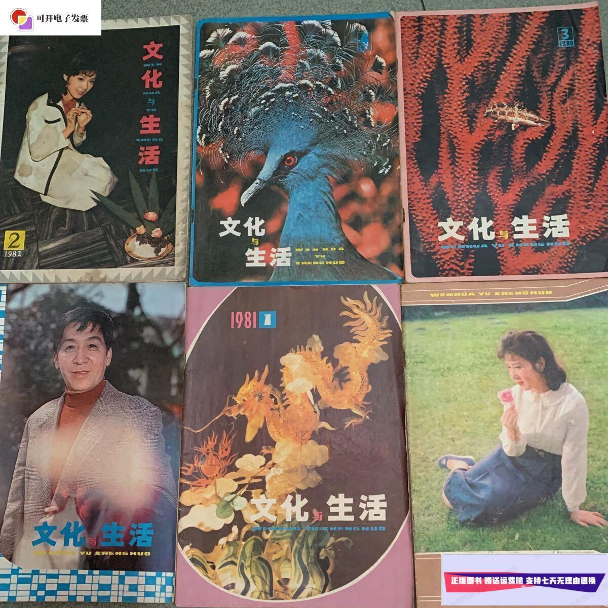 【二手9成新】80年代文化生活杂志(19合售)