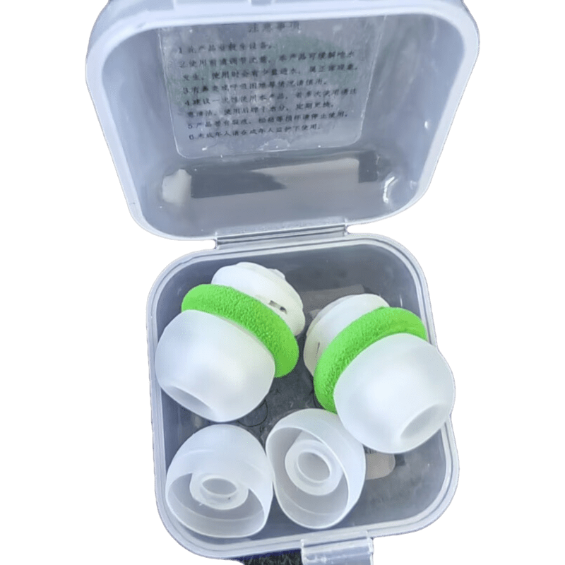 奴風 新款游泳鼻塞防水專業(yè)呼吸防嗆水防過敏鼻夾隱形潛水耳塞泳衣 25大號PLUS新款（12-19毫米）