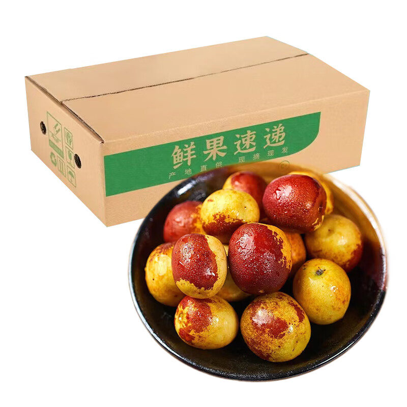 鑫丰聚 陕西嘎嘣脆大荔冰糖冬枣 应季新鲜水果 超甜现摘现发品质 净重4-4.5斤【家庭畅享装】 中果单果8-11g使用感如何?