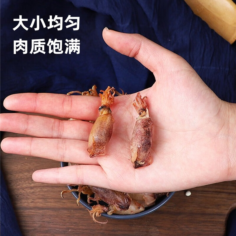 宏园渤海湾干墨鱼干鱿鱼仔笔管鱼乌贼海鲜干货