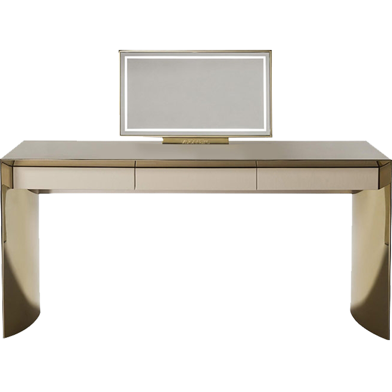 轻奢现代简约主卧化妆桌意式极简梳妆台家用卧室 1.2米妆台【带妆镜】