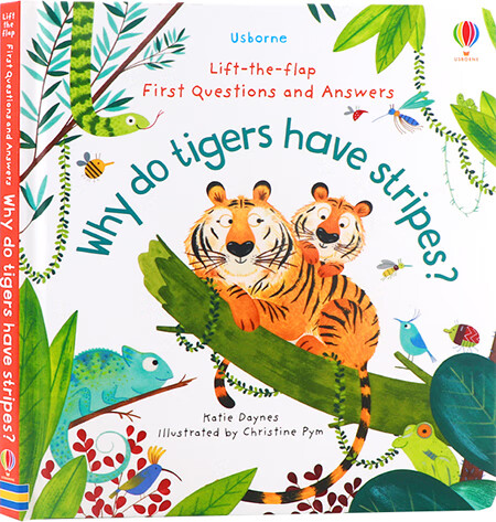 我答科普系列 usborne why do tigers have stripes为什么老虎有斑纹