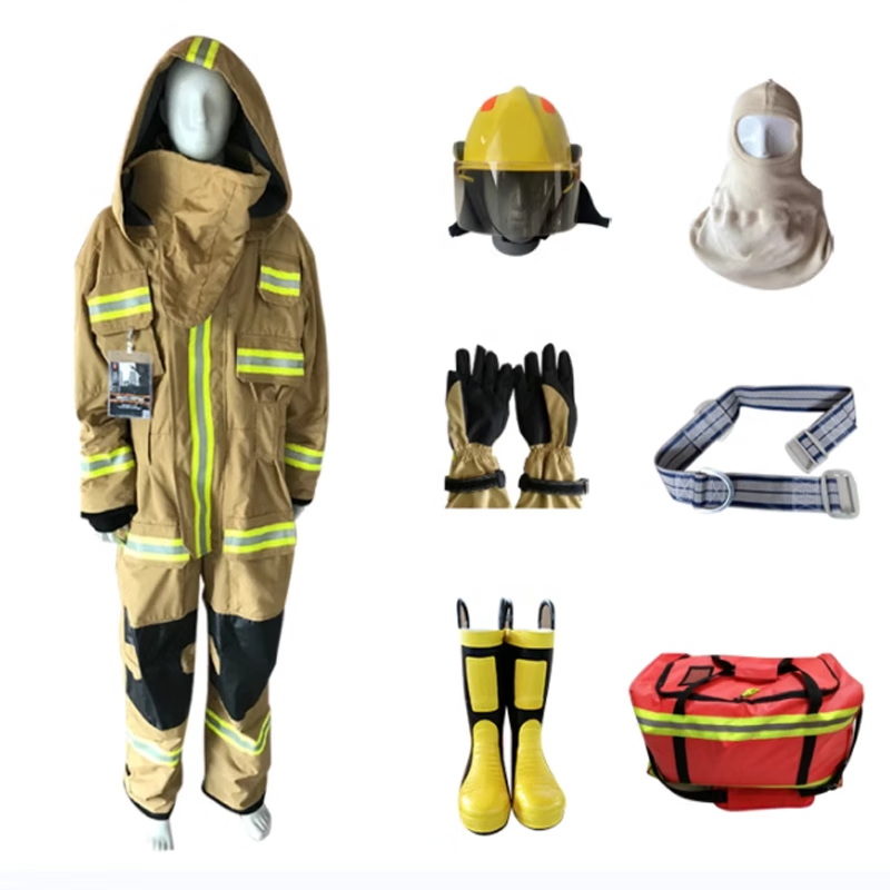 舱室专用隔热防护消防服 灭火服(连体全套)