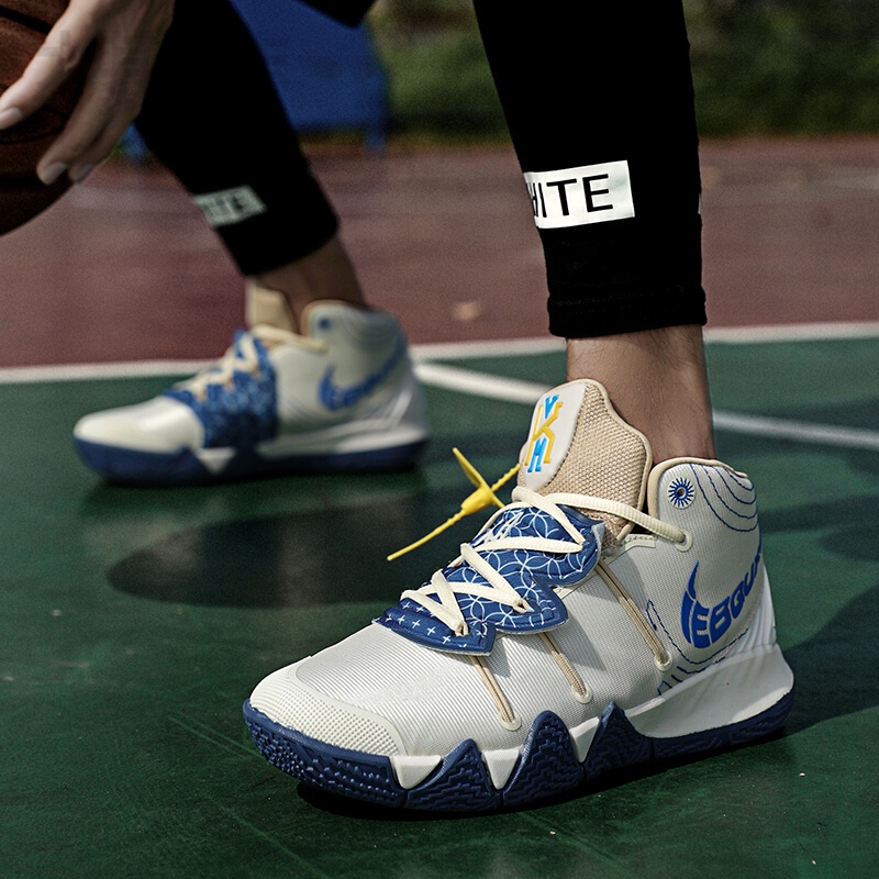 高帮摩擦有声音速9曼巴精神实战气垫减震6科比儿童运动鞋 欧文s2米蓝