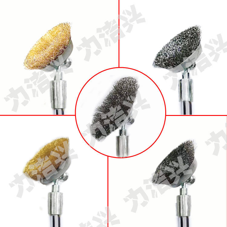 长柄钢丝轮刷 可伸缩大号清洁刷 多用途铁丝铜丝不锈钢丝去污力强