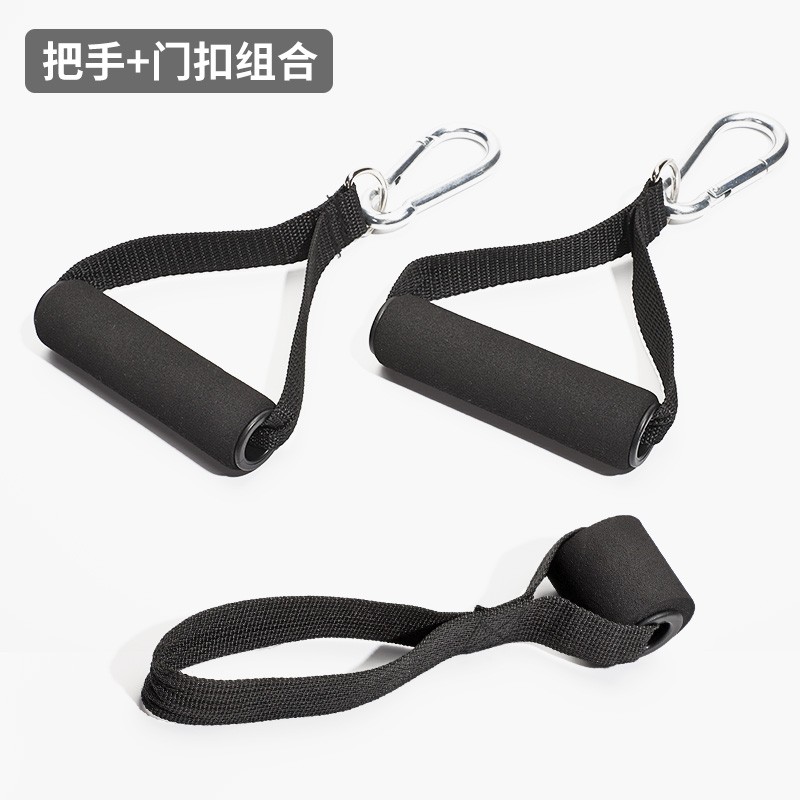 弹力带拉力带弹力绳瑜伽带男女阻力带拉伸带翘臀圈训练带 把手 门扣