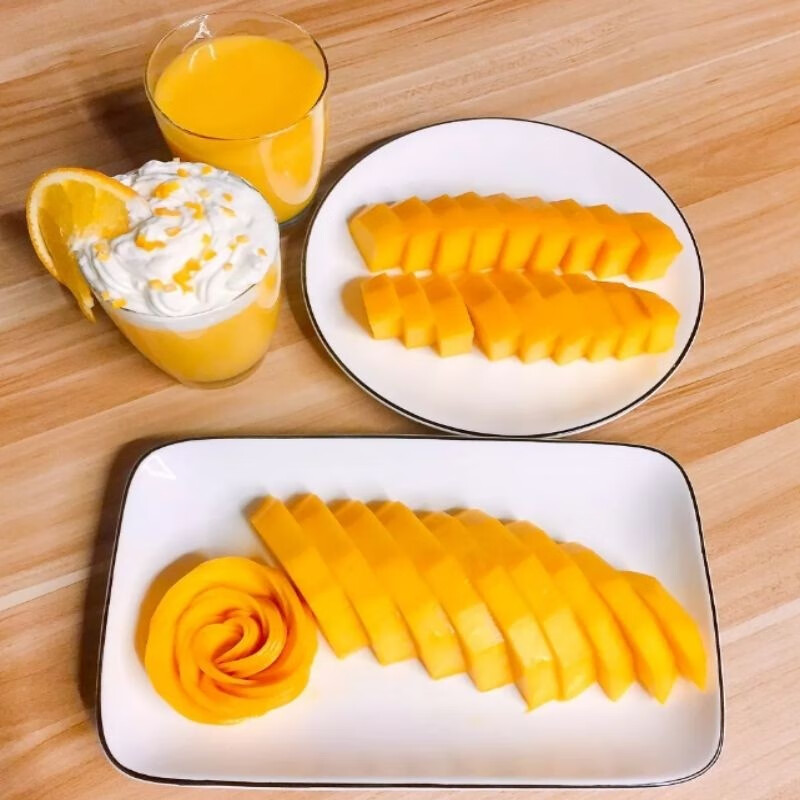 捌零鲜生物语（顺丰JD）正宗广西金煌芒果新鲜水果特大果芒果青皮芒果水果礼盒 净9斤精品大果（精选）