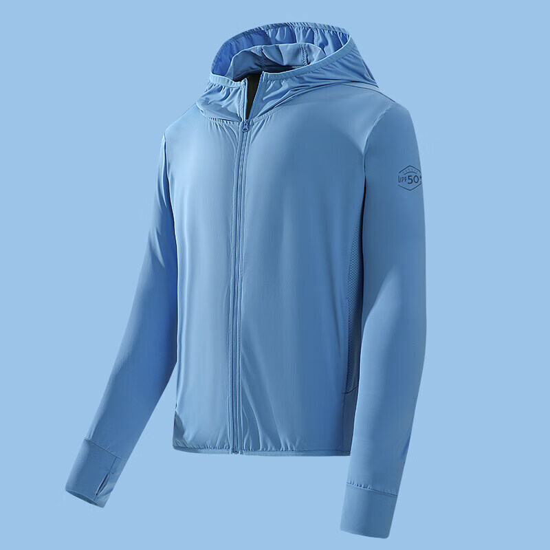 权北面2024款夏季情侣户外防紫外线连帽防晒衣女弹力透气冰感防晒皮肤