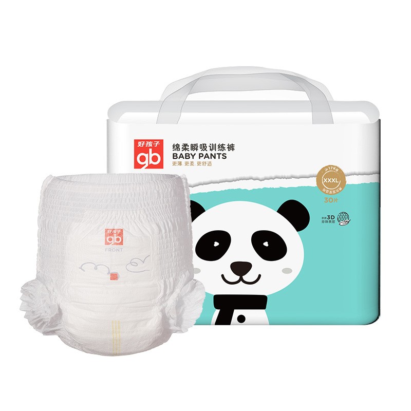 好孩子（gb）gb绵柔瞬吸拉拉裤XXXL30片(17kg以上）婴儿尿不湿怎么看?