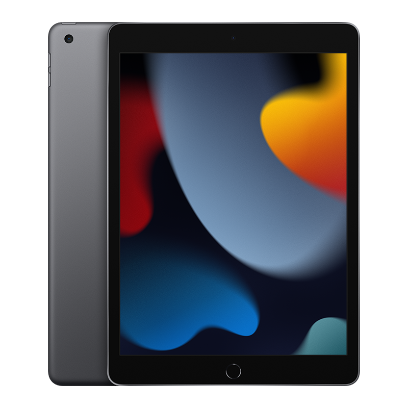 苹果（Apple） iPad（A2602）10.2英寸平板电脑第9代2021款多功能娱乐学习办公平板 深空灰色 WLAN版 256G【标配】10021899184619