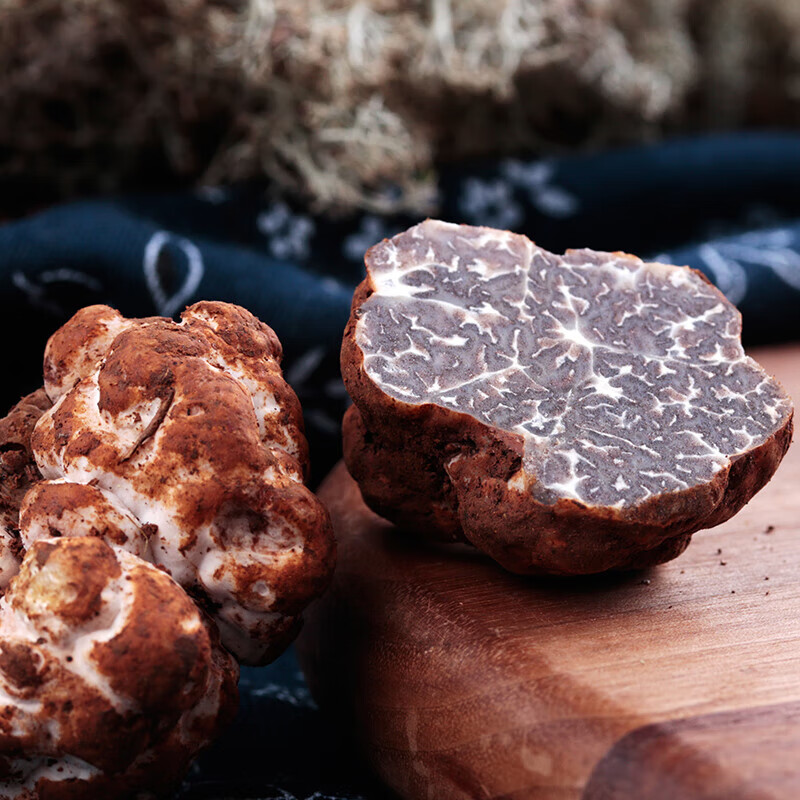 禾澹2023新鲜白松露菌成熟云南高黎贡山特产野生菌菇非意大利产250g 2