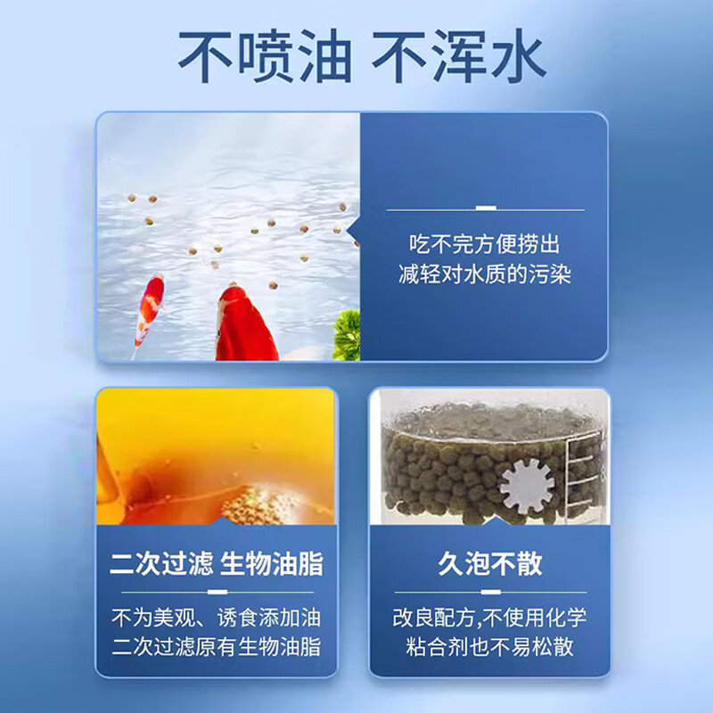 鱼麒麟金鱼主食饲料兰寿小泰狮专用高蛋白不浑水益生菌锦鲤鱼食观赏鱼粮 兰寿/蝶尾增色饲料220ml(下沉型）