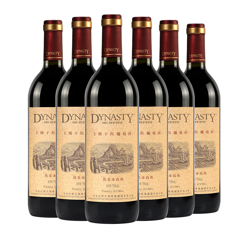 ������DYNASTY���Ųɸɺ����Ѿ�750ml*6ƿ��������װ�ճ�ƽ�ۺ��