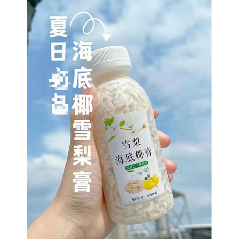 海底椰雪梨原材料菊花竹蔗茅根水汤包土茯苓罗汉果煲汤新鲜汤料 200g海底椰菊花膏料包拍3送1