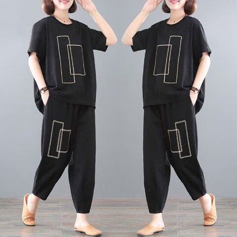 300斤超大码女装胖mm特大码休闲显瘦加肥大码300斤女装胖mm夏季新款