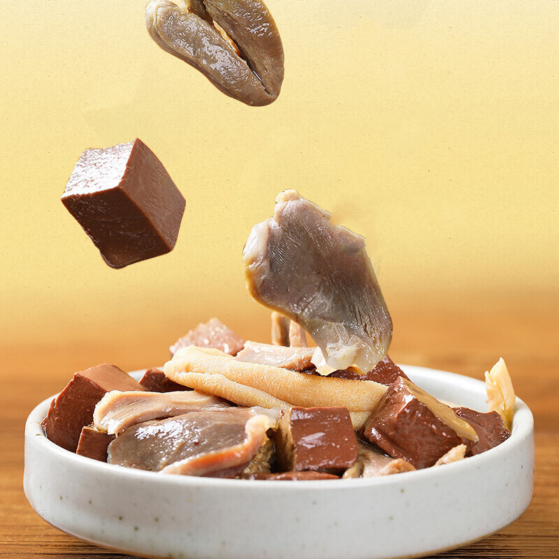 虎钢馋铁功基南京鸭血粉丝汤方便速食特产铁公鸡173gx