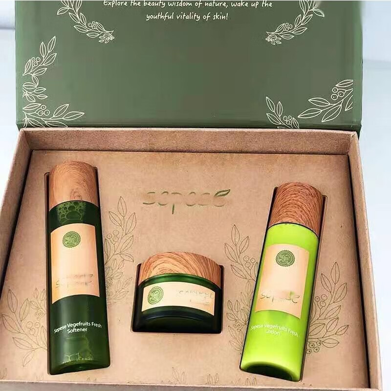 新生活(new life)新生活新生活化妆品青果菜套装雪非雪专柜 三件套水