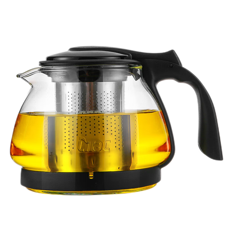 紫丁香 玻璃茶壶耐热功夫茶具304不锈钢过滤内胆易清洗泡茶壶700ml S12